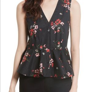 Rebecca Taylor peplum blouse